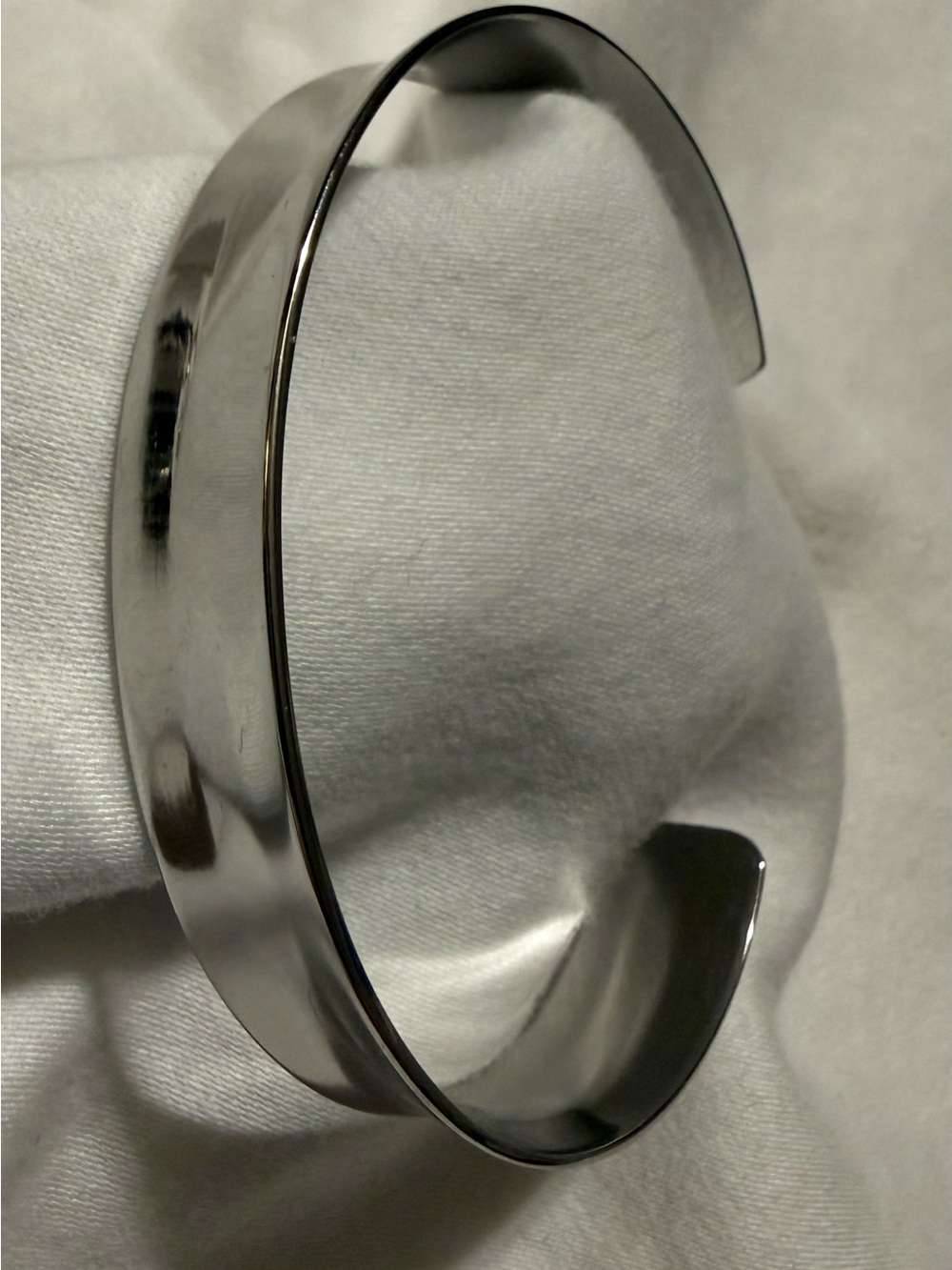 Lia Sophia Polished Silver Woman’s Open Cuff Bracelet - Picture 4 of 5